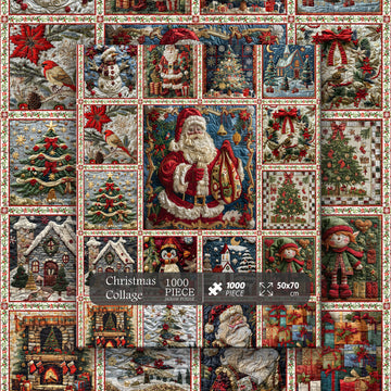 Puzzle collage di Natale 1000 pezzi